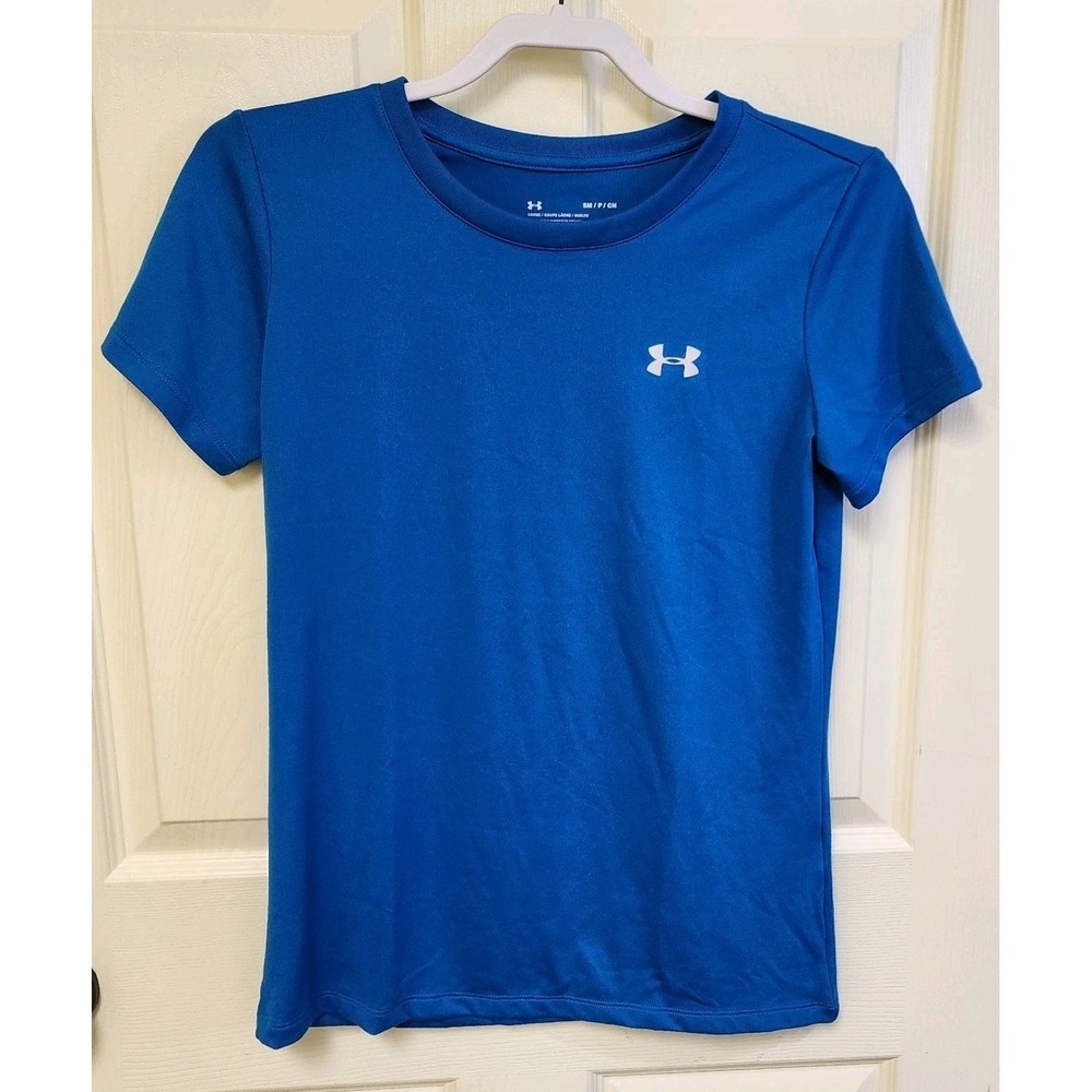 Women Blue Under Armour Sm/p/ch Loose Heatgear